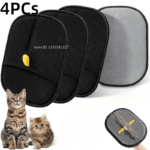 Pet Hair Removal Set Tool Reusable Static Removal Gloves Double-Sided Grooming Gloves Remove Dog Cat Fur Hair for Carpets Sofa - Image 12